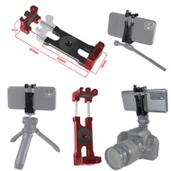 Universal Live Mobile Phone Stand Portable Adjustable 62-87mm Holder w Cold Shoe For iPhone SmartPho