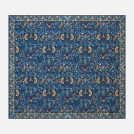 Venation Cotton Pareo - Navy Blue