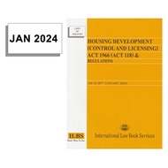 ILBS | LAW BOOK | HOUSING DEVELOPMENT (CONTROL AND LICENSING) ACT 1966 (ACT 118) & REGULATIONS
