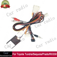 For Toyota Tundra/Sequoia/Prado/RX330 2006 Android Radio Screen GPS MP5 Navigation 16PIN Wiring Cabl