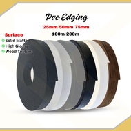 PVC Edging Banding Tape Gate PVC Adging Front Gate Decoration Pagar Dawai Hijau - 25mm/50mm/75mm x 100/200meter