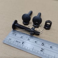 CB BOLT NUT 1/4X1 1/2 KEY 10 LENGTH 4CM BAUD FENCE BAMPER TRUCK 1/4 X 1 1 2 INCH IN INCH BLACK 4 CM 