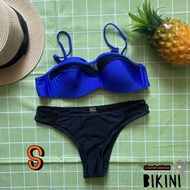 👙 SHEIN BIKINI FASHION NEW arrival S SIZE ♥️ ชุดว่ายน้ำแฟชั่น สีน้ำเงิน