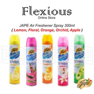 JAPE Air Freshener Spray 300ml ( Lemon ), ( Floral ), ( Orange ), ( Orchid ), ( Apple )