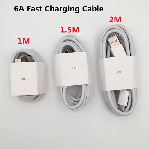 For Xiaomi 6A Type C Cable 1/1.5/2M Mi TurboCharger 90W 120W 67W 33W Fast Charge For Mi 14 15 11 12 