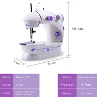 NEW DOMESTIC MESIN JAHIT MINI PORTABLE