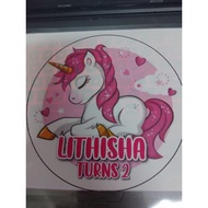 UNICORN EDIBLE IMAGE..