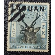 Setem 1894 North Borneo Stamps Overprinted (OP ) 'Labuan' (Two Cents) L2