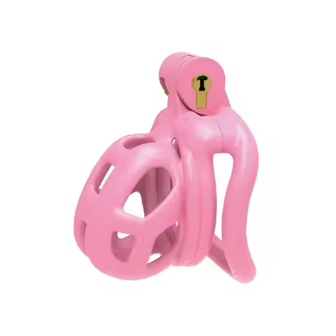 Male chastity lock second-generation cobra 3D printing SM erotic CB chastity cage pseudo woman train