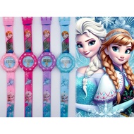 (K96) Jam Tangan Frozen Budak / Girls Cute Cartoon Kids Watch