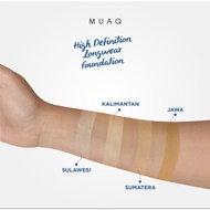 Promo READY YA... foundation MUAQ free sponge terbaru Murah