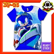 Sonic Riders T-Shirt movies Game Characters for Kids and Adults