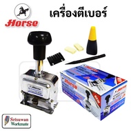 Horse Automatic Numbering Machine 4 Digits/5/6/8 Run Brand 404 505 606 808