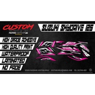 Suzuki Skydrive 125 Stock Decals Set
