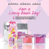 [3 ชิ้น FESTIVE *จำนวนจำกัด] SHADETOO 2-COLOR BLUSH ON EDITION - BO01 โทนชมพู + BO05 โทนม่วง บลัชออน