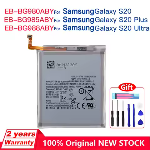Genuine EB-BG980ABY EB-BG985ABY EB-BG988ABY Battery For Samsung Galaxy S20+ S20 Plus/Ultra S20Ultra 