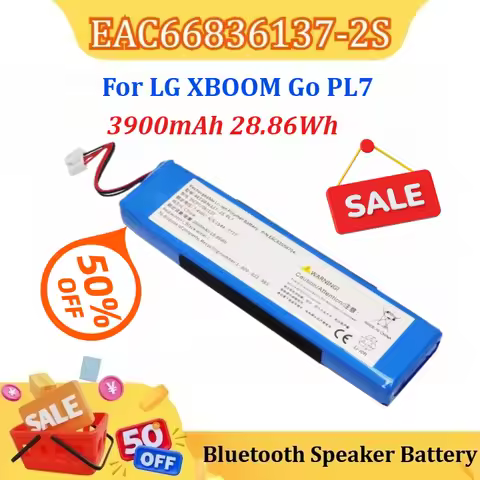 New EAC66836137-2S 3900mAh 7.4V Rechargeable Li-ion Polymer Battery for LG XBOOM Go PL7 Bluetooth Sp