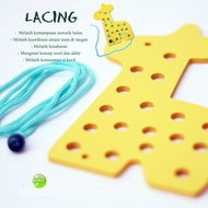 Edutoys educational toys LACING montessori busy box