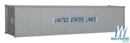 MJ 現貨 SceneMaster 949-8303 HO規 40呎 United States Lines 貨櫃