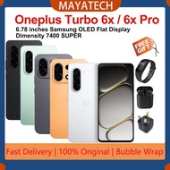 【NEW】OnePlus Turbo 6x / Turbo 6x Pro Dimensity 7400 SUPER 6.78 inches 144Hz 1.5K Display 80W 8000 mA