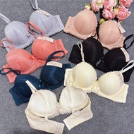Women's bra A68 CUP B with underwire, 3cm thick padding, high quality soft lace bra - size 36 38 40 