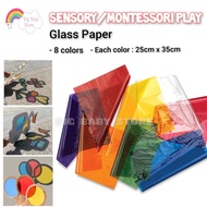 8 Colors Glass Paper Cellophane Paper Lantern Crafts Hamper Wrapper DIY Pembalut Hamper 玻璃灯笼纸