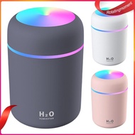 ❤ RotatingMoment  300ml Portable Ultrasonic H2O Aroma Diffuser USB with Colorful Light Portable Elec