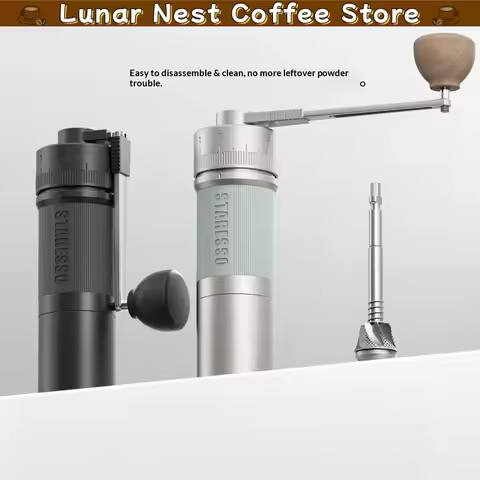 Staresso Ice Core Manual Coffee Grinder Portable Hand Crank Stainless Steel Conical Burr Home Espres