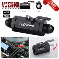 Free Shipping AN8/AN10 8AN - 8AN 10AN -10 AN SHUT OFF VALVE FITTING ALUMINUM BLACK WX-WLPV72-08/10