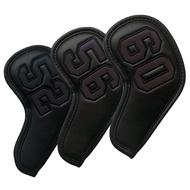 1Pc Magnetic Golf Iron Wedge Head Cover Or Set Golf 52 56 60 Wedge Covers - Synthetic Leather Golf C