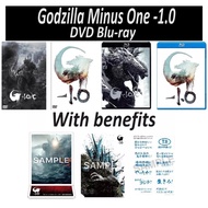 Brand-New Godzilla Minus One -1.0 Japanese DVD Blu-ray Monochrome benefits Visual sheet Sticker "Fac