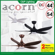 Acorn Veloce DC-160 44" / 54" 5 Blades Ceiling Fan with LED and Remote Control