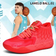 MB01 Ramelo Basketball Shoes รองเท้าบาสเก็ตบอลแบบสวมสูงถึงกลางน่อง รองเท้ากีฬาสำหรับผู้ชายและผู้หญิง