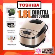 Toshiba 1.8L RC-18DR1NMY Multi-function Digital Rice Cooker / RC18DR1NMY Periuk Nasi