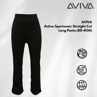 【S - L】AVIVA Active Sportwear Straight Cut Long Pants (80-4134)