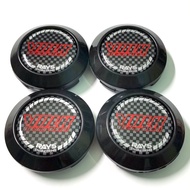 4pcs 60/64/65/68/69mm Car Wheel Center Caps Red Logo Fit for Rays Volk Racing Whwwl CE28n TE37 ZE40 