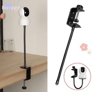 BORRAONE Mini Camera Holder, Retractable Clip Fixation Baby Monitor Bed Bracket, 360° Rotation No Pu