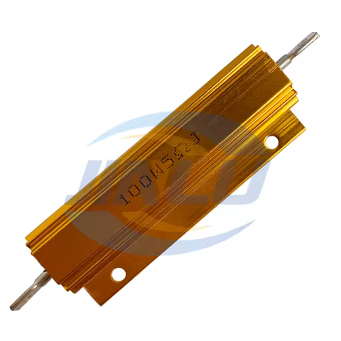 100W RX24 Aluminum Power Metal Shell Case Wirewound Resistor 0.01 ~ 100K 0.1 0.5 1 2 4 6 8 10 20 100