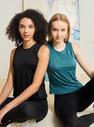 【S2N】SUMMER CHILL悠遊光澤絲滑罩衫_Ocean Blue T208