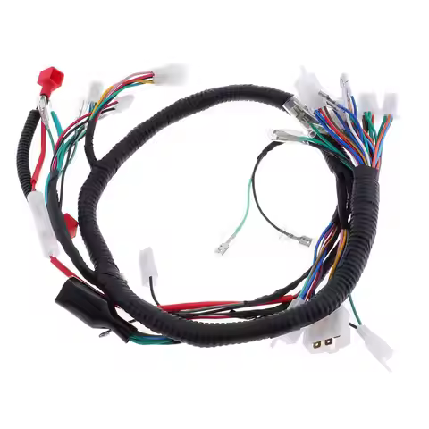 Wiring Harness Assembly Full Electrics Coil Wiring Harness for Motorbike Scooter ATV Bike Buggy Go K