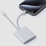 1pc 2-In-1 0TG Card Reader With Dual Card Slots, Supports SD And TF Cards, Suitable For PC/Laptop, P