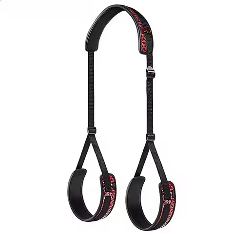 Adjustable Thigh Wrist Handcuffs Set BDSM Bondage Restraining Harness Soft Cuffs Fetish Accessories 