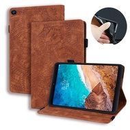 Case For Xiaomi Mi Pad MiPad 4 Mipad4 8.0 inch Cover Funda Tablet Silicon Embossed Silicone PU Leather Stand Shell Capa +Gift