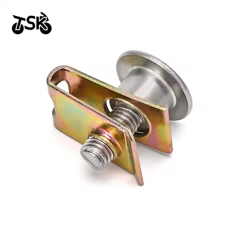 M5 Motorcycle Scooter ATV Stainless Steel Screw Bolt and U Type Clips Nut 5mm M5 For Suzuki GSXR GSF