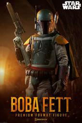 SIDESHOW Boba Fett Premium Format 1/4雕像