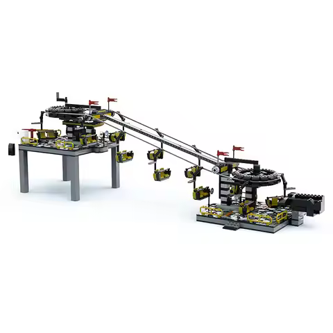 Chairlift GBC MOC Building Blocks Creative Toys Birthday Present Christmas Gift No Motor Technology