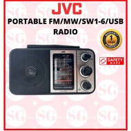 JVC RA-HRU30 AC/DC Multi-Band Radio with USB & SW Bands
