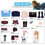 Hot Legend of Zelda 2 Tears of the Kingdom Link Zelda Cosplay Selda Princess Dress Cosplay Clothi