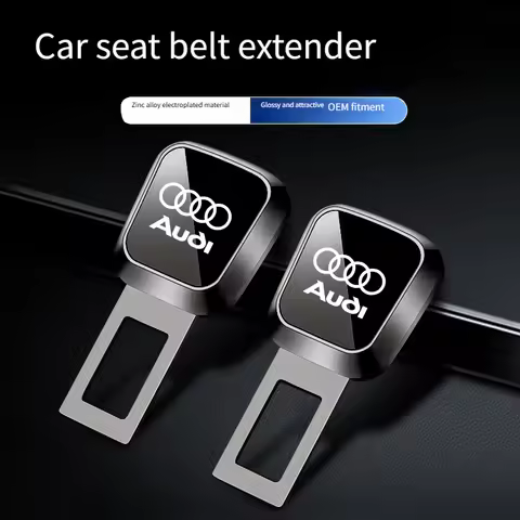 Car Vehicle Seat Belt Extension Extender Strap Safety Buckle Clip For Audi Sline TT Q2 Q3 Q5 Q7 Q8 A