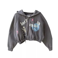 Space In Crope Hoodie Women's Sweater Crop Hoodie Hoodie Women